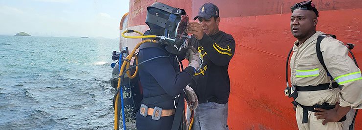 underwater inspections on ships