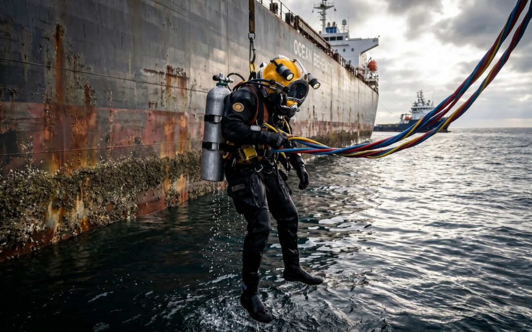 How Regular Underwater Inspections Reduce Operational Risk for Commercial Cargo Vessels